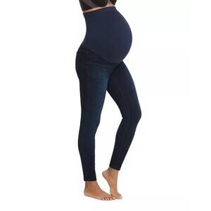 SPANX Maternity Mama Jean-Ish Ankle Leggings Jeggings In Twilight Rinse